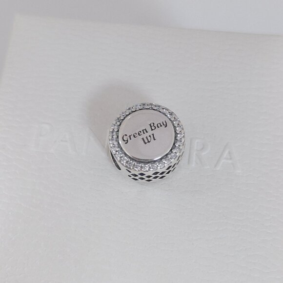 Pandora Wisconsin Green Bay Charm Bead Travel Destination S925 Silver with box - Picture 4 of 6